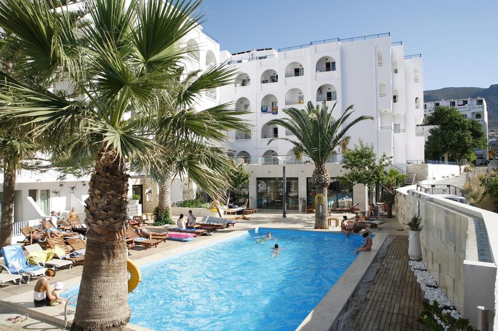 Glaros Beach Chersonissos: centraal aan zee